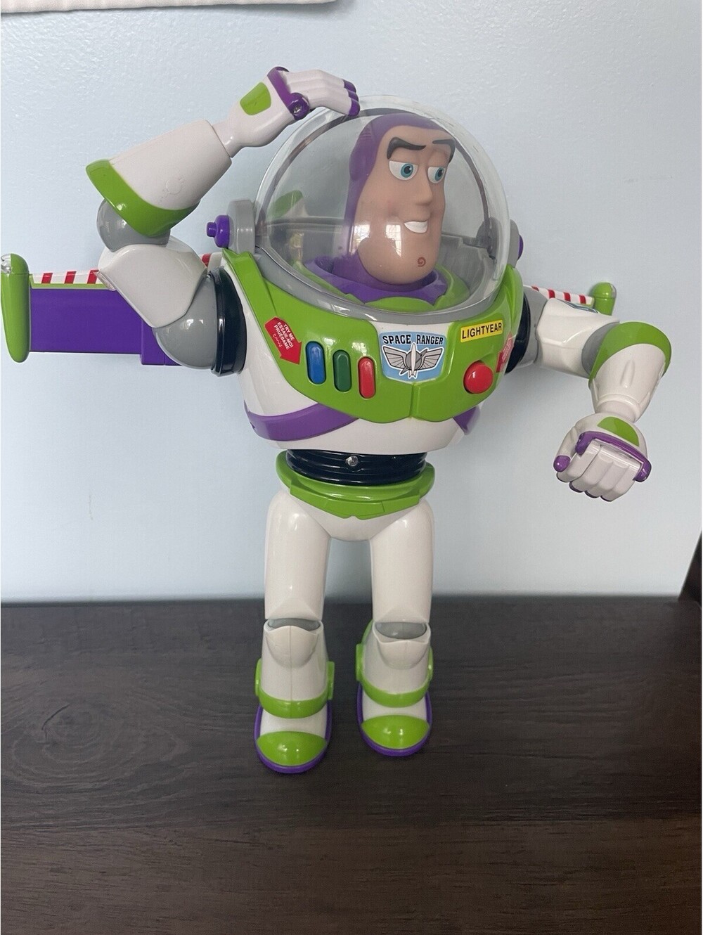 Disney Toy Story 12" Buzz Lightyear Interactive Talking Action Figure w/ Lights